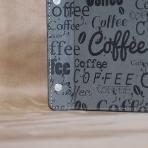 Deri Menü Kabı A4 - Coffee - Görsel 4