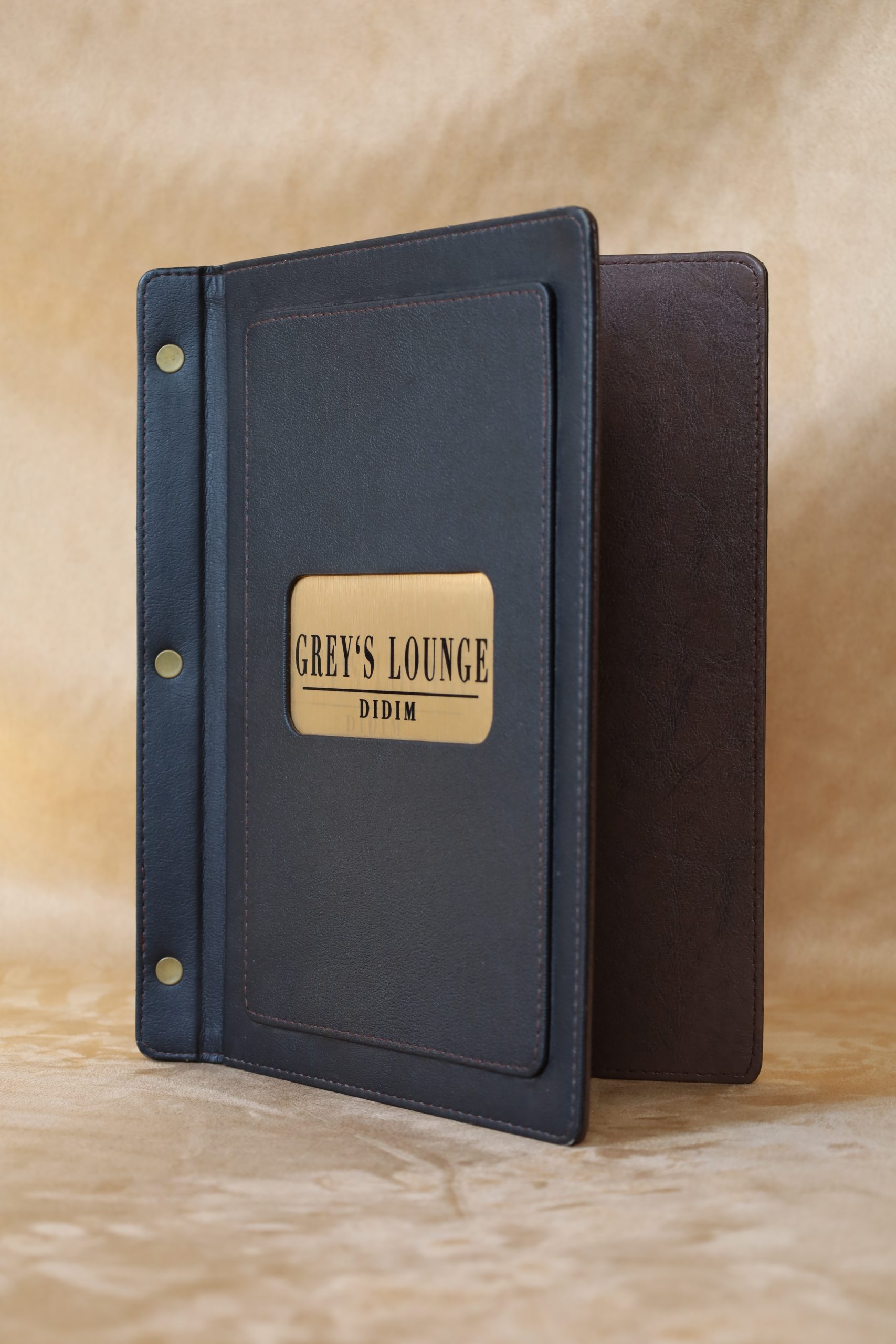 Deri Menü Kabı A4 - Firmaya Özel