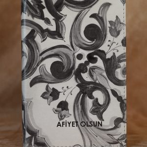 Siyah Beyaz Desenli Hesap Sümeni - Adisyon Kabı - Sandıklı - Görsel 1