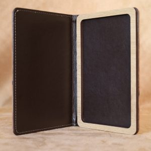 Tahta Desenli Hesap Sümeni - Adisyon Kabı - Sandıklı (Model 2) - Görsel 4