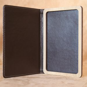 Tahta Desenli Hesap Sümeni - Adisyon Kabı - Sandıklı (Afiyet Olsun Yazılı) - Görsel 4