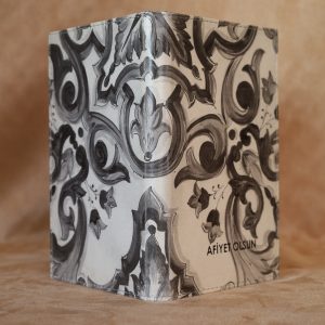 Siyah Beyaz Desenli Hesap Sümeni - Adisyon Kabı - Sandıklı - Görsel 3