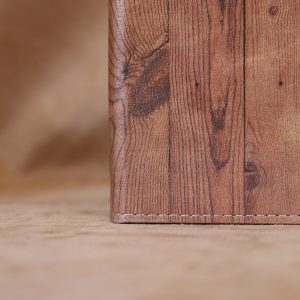 Tahta Desenli Hesap Sümeni - Adisyon Kabı - Sandıklı (Model 2) - Görsel 2