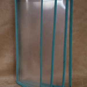 A4 Şeffaf Kapaklı Menü Kabı Turkuaz (4 Sayfa) - Görsel 1